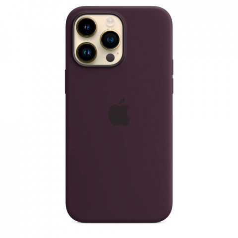 Чохол LUX Silicone Case для iPhone 14 Pro Max Elderberry with MagSafe